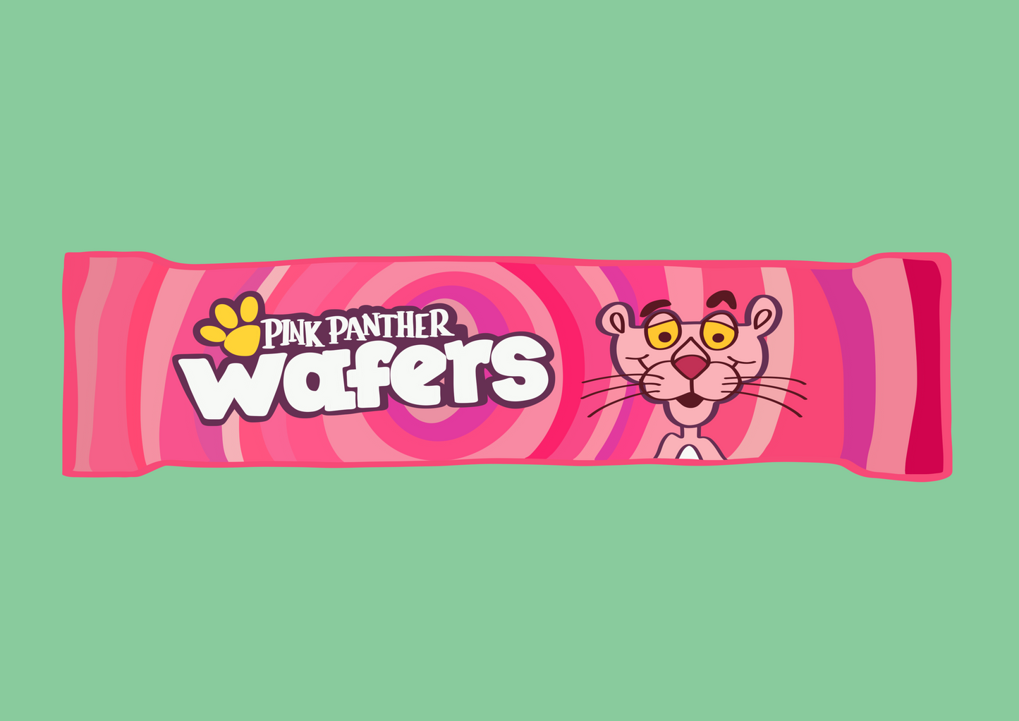 Pink Panther wafers print