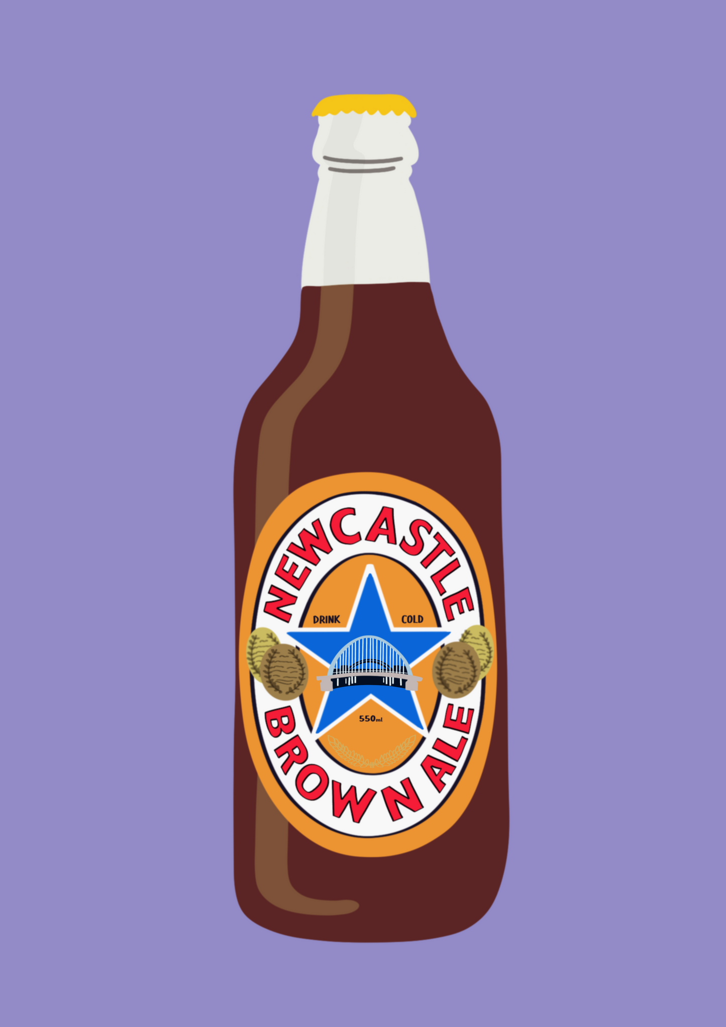 Newcastle Brown Ale print