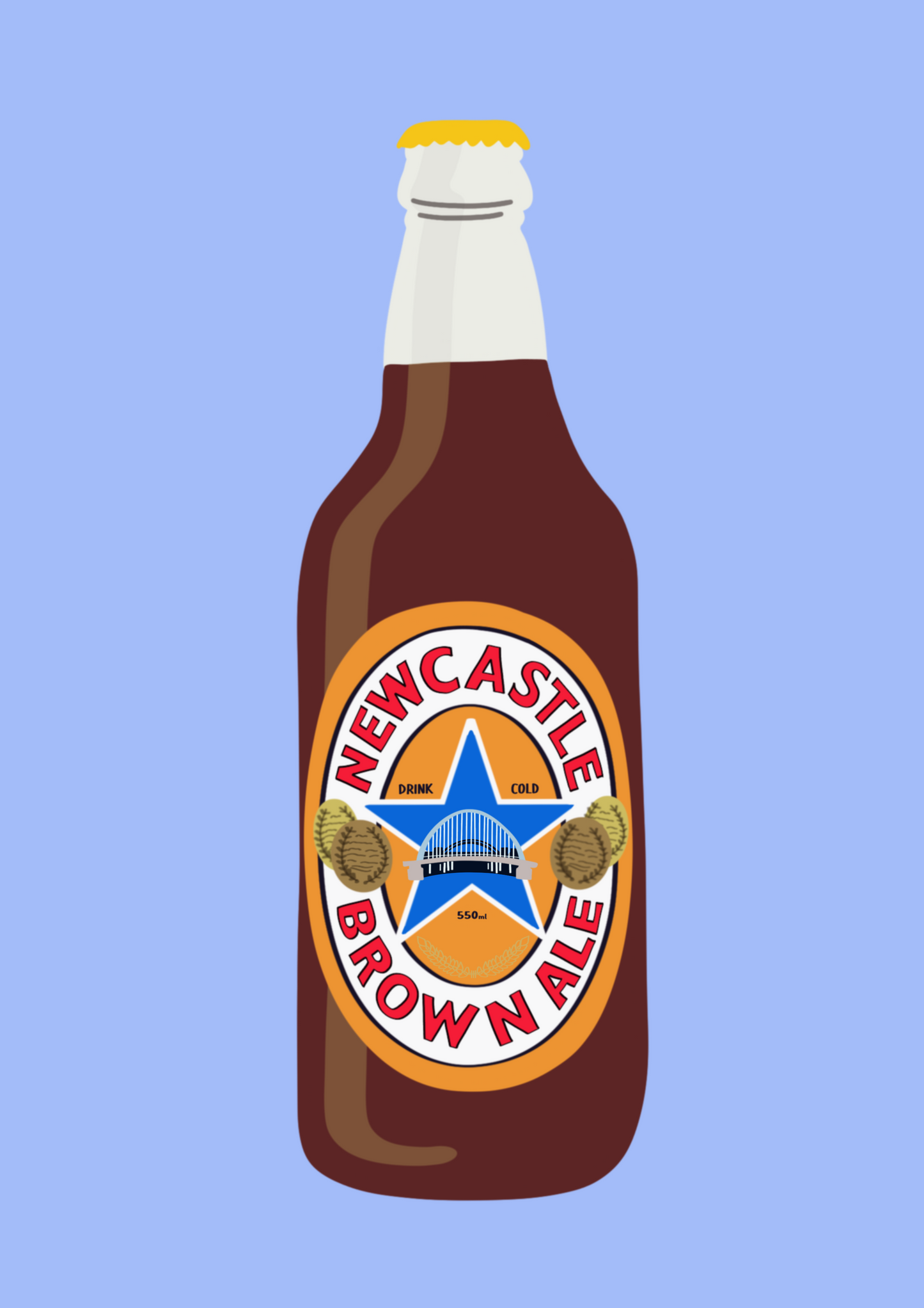 Newcastle Brown Ale print