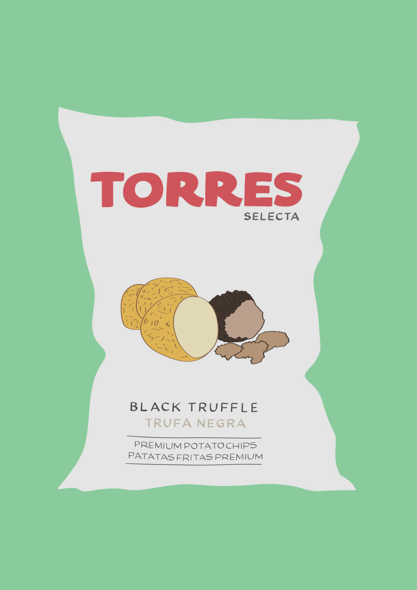 Torres Truffle Crisps print