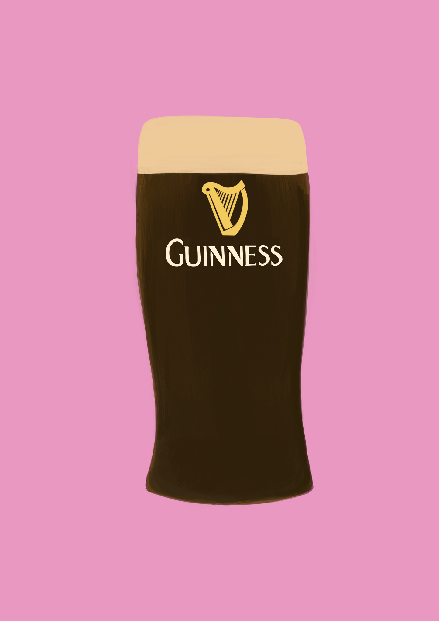 Guinness pint print