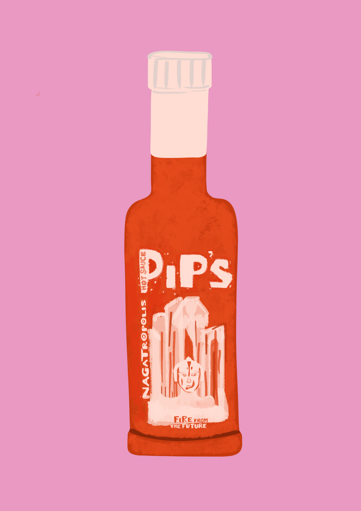 Pip’s Hot Sauce print