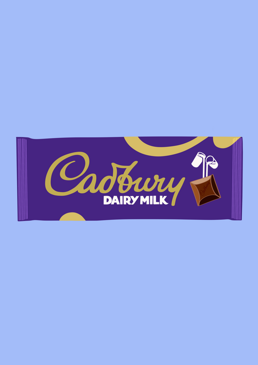 Cadbury Dairy Milk print