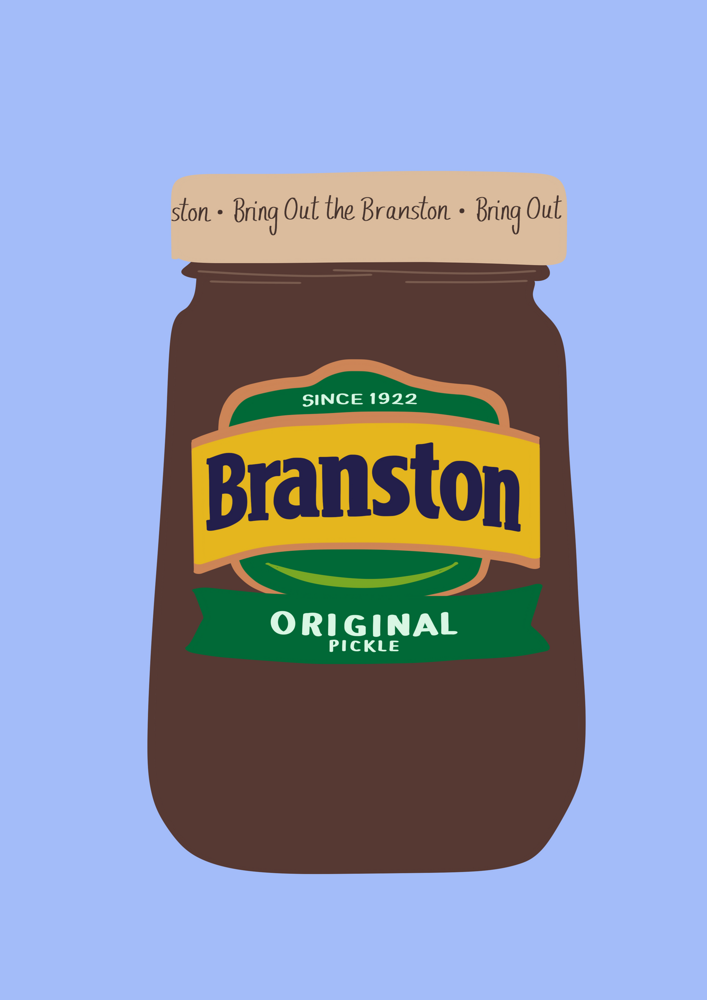 Branston pickle print