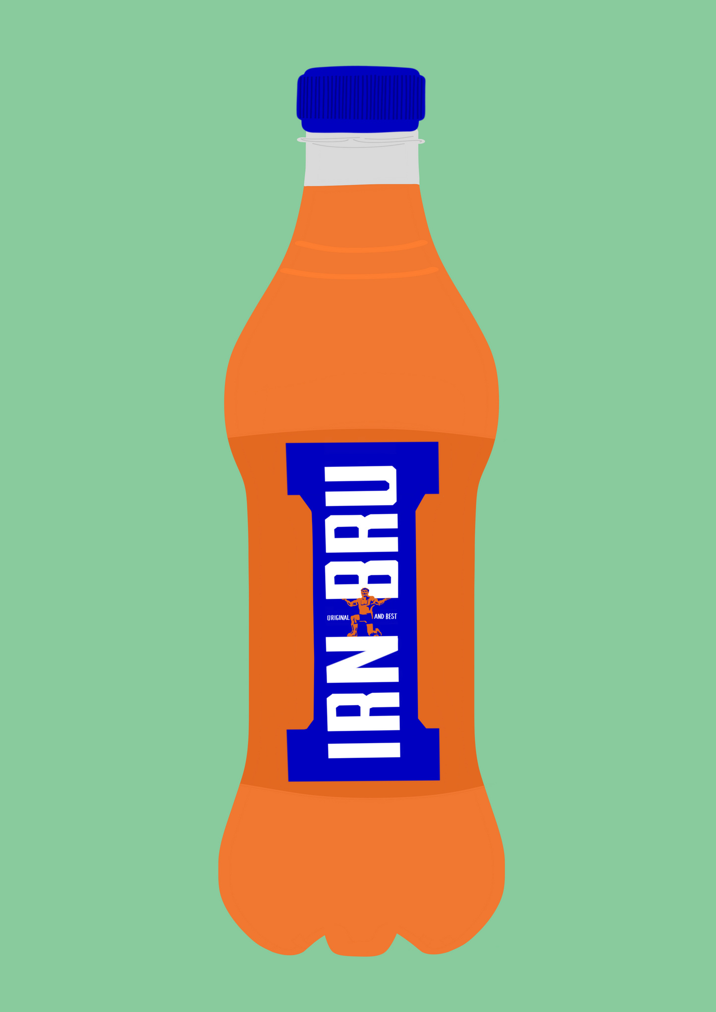 Irn Bru bottle print