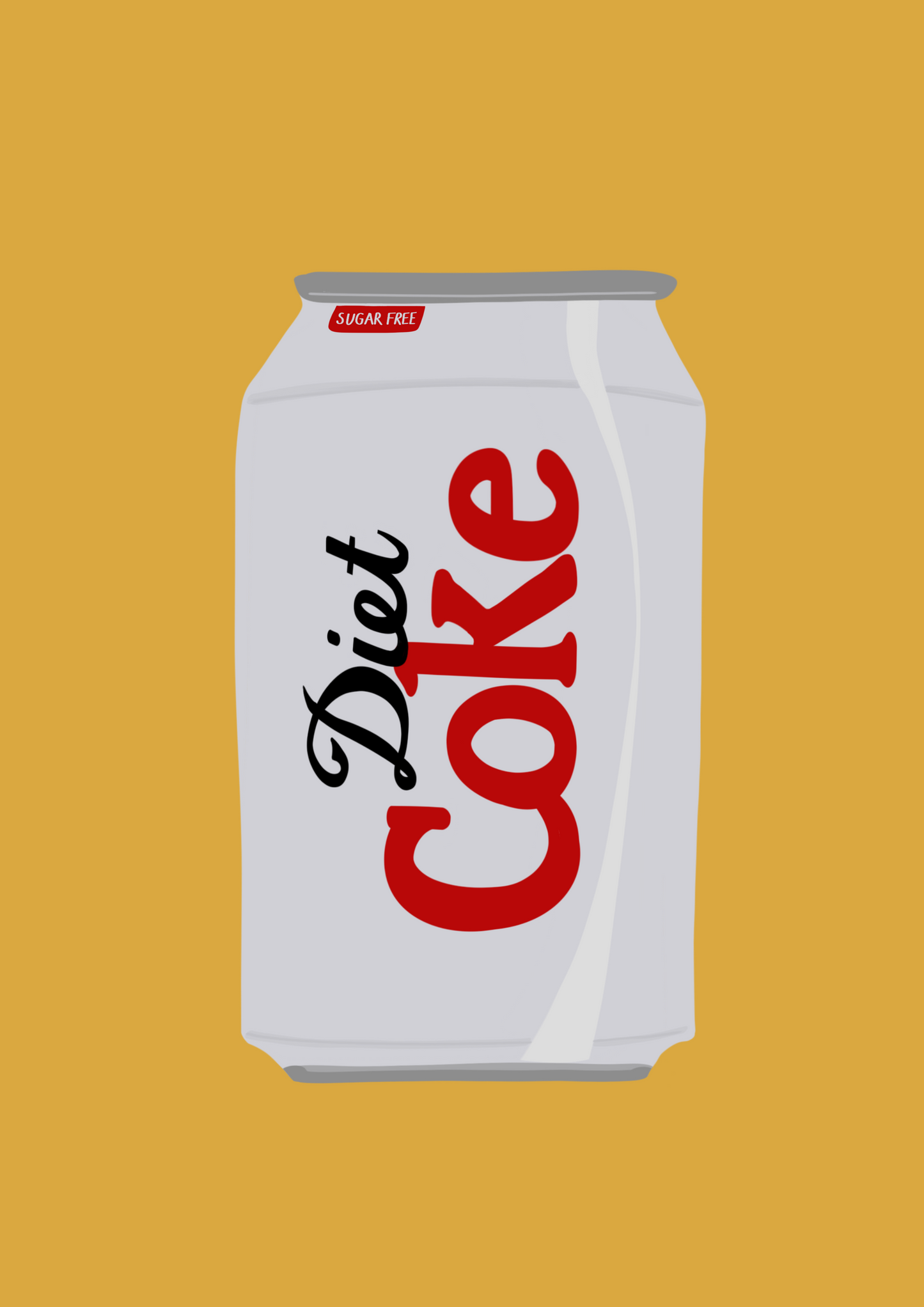 Diet Coke can print