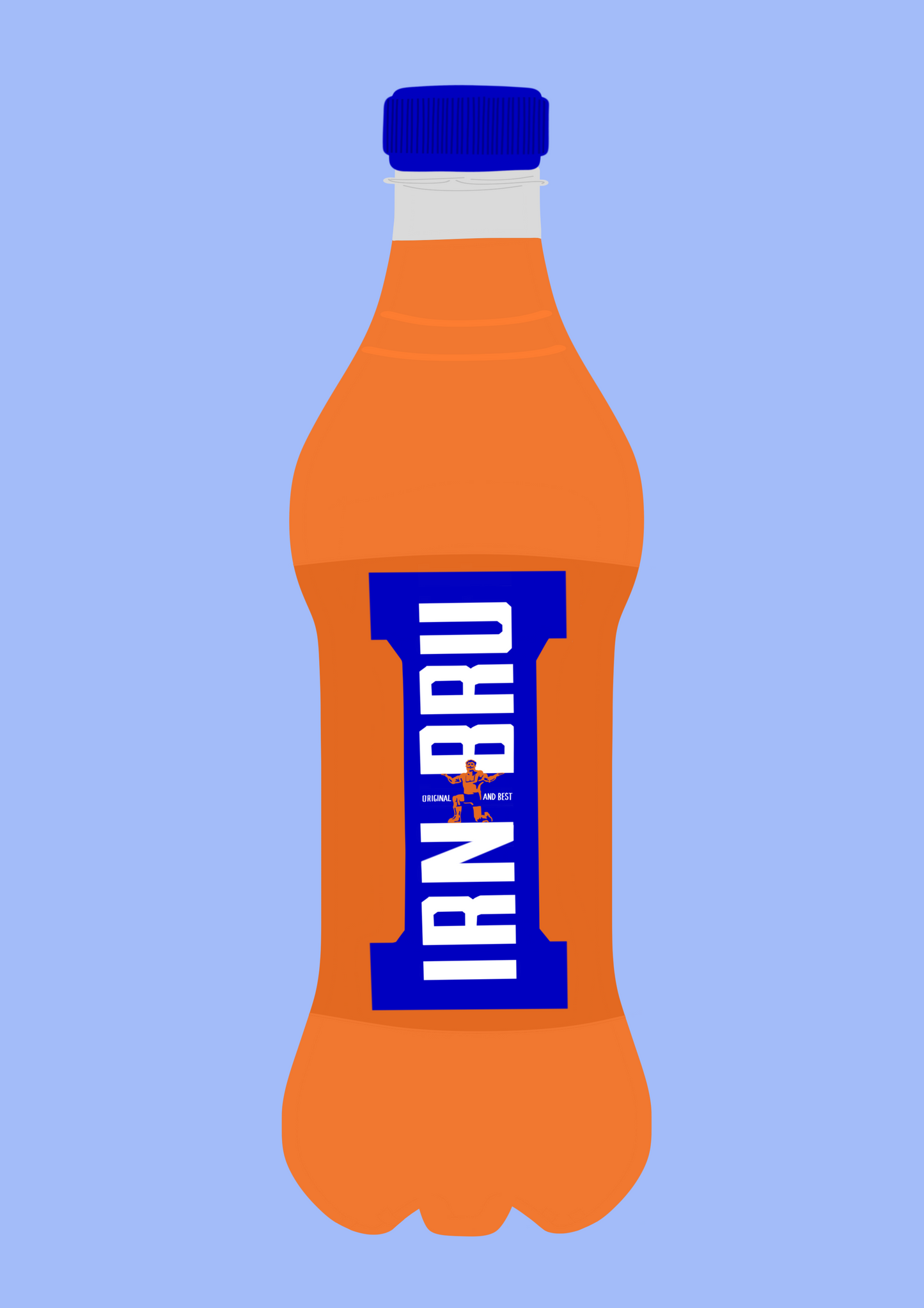 Irn Bru bottle print