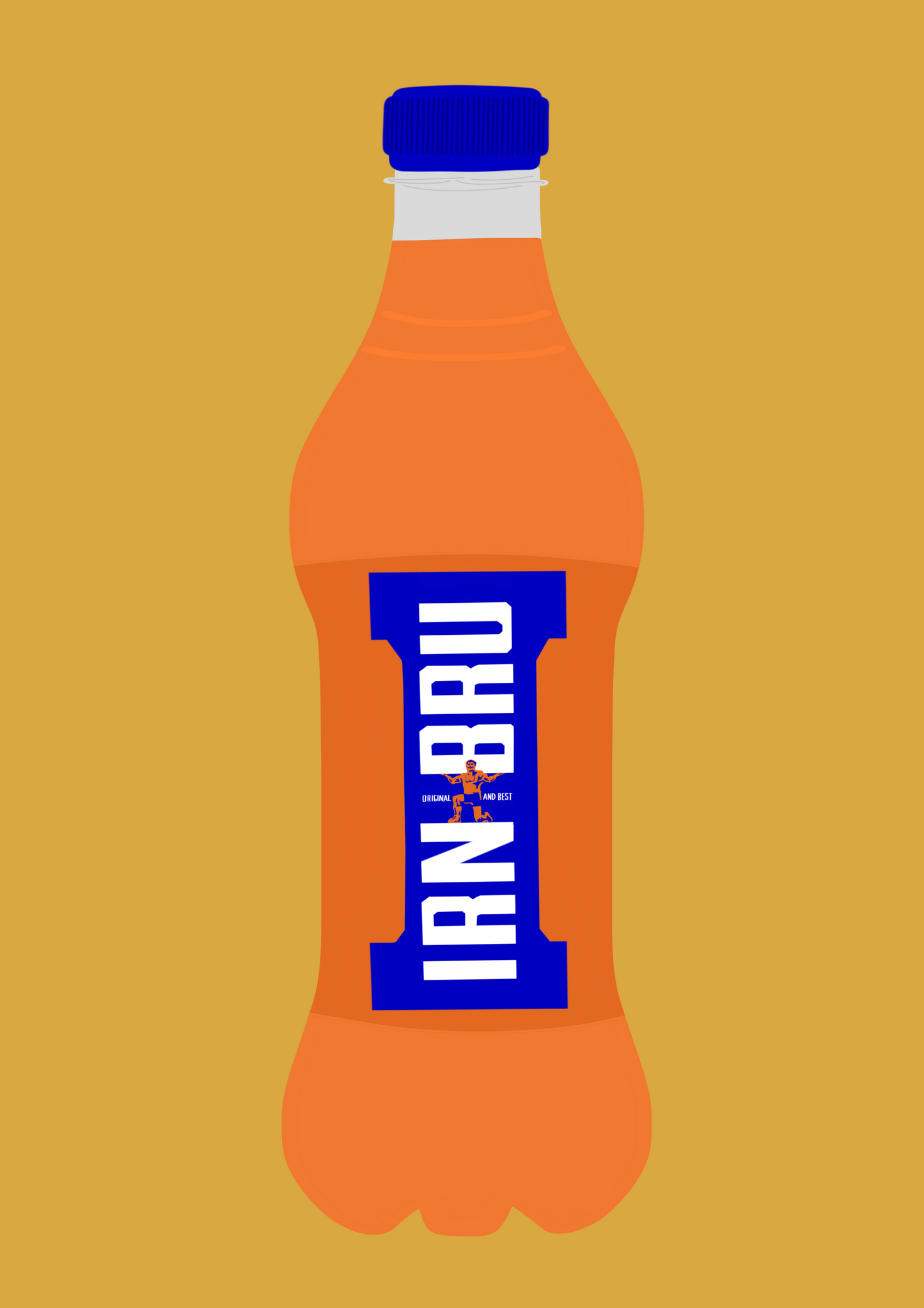 Irn Bru bottle print