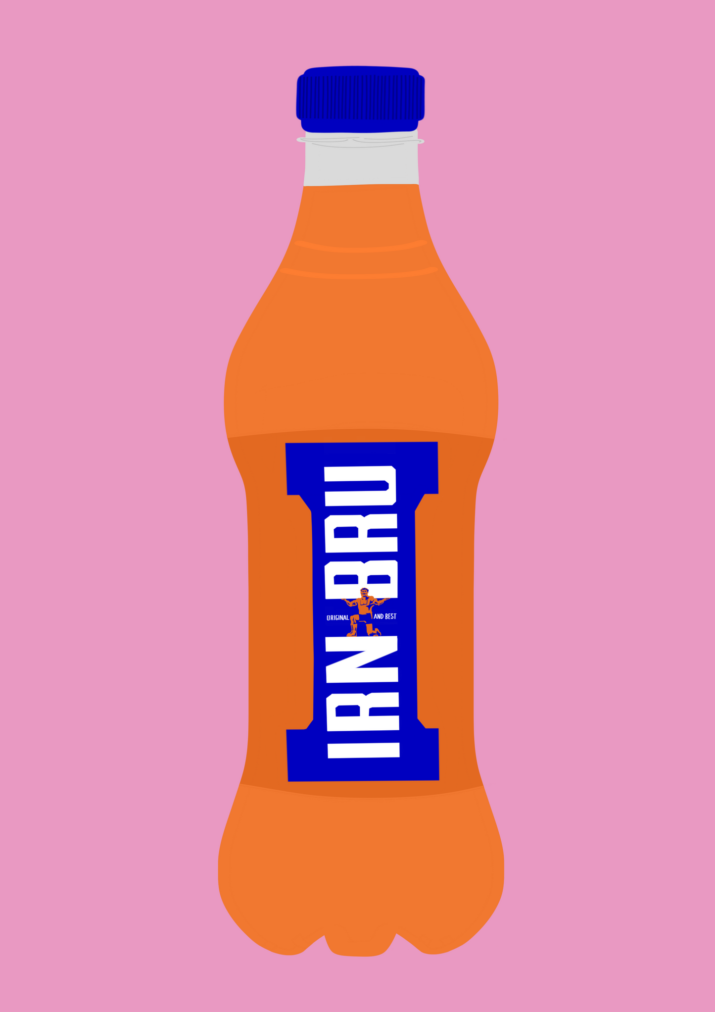 Irn Bru bottle print