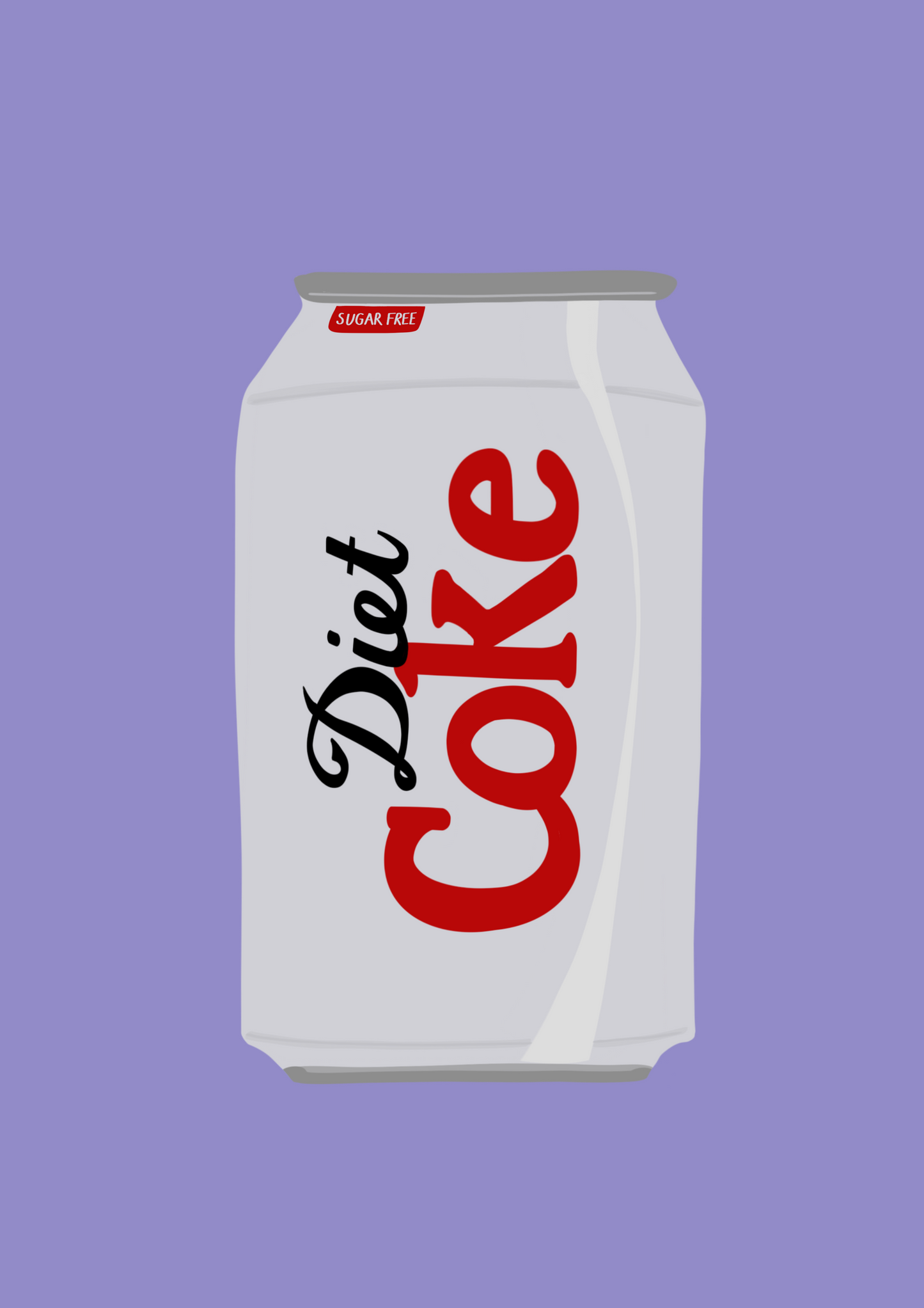 Diet Coke can print