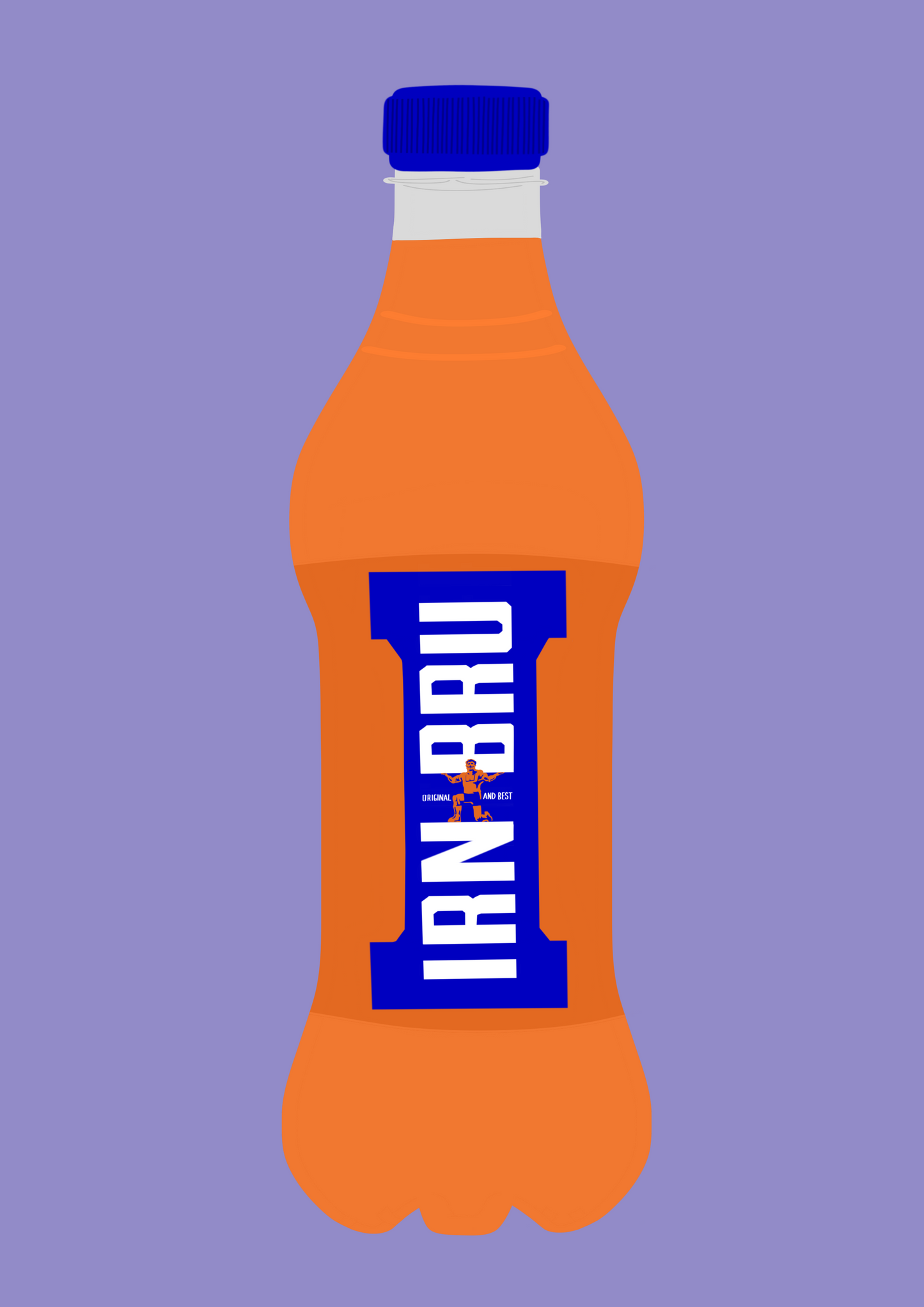 Irn Bru bottle print